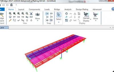 CSI Bridge v19.0.0 2017中文版 桥梁设计与分析的强大工具