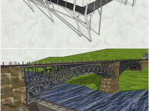 精品桥梁SU模型资源指南 从景观桥到天桥的数字化设计